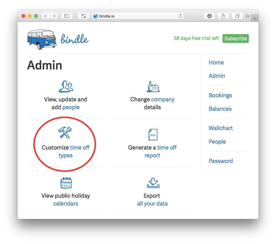 Custom entitlements on the Admin page