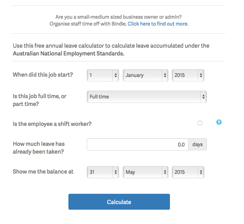 Calculator screenshot